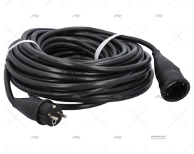 PROLUNGA ELETTRICA NERA 25m 3X1,5mm2