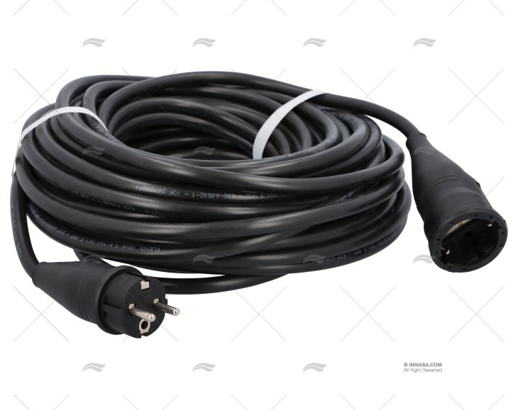 EXTENSÃO ELÉCTRICA PRETA 25m 3X1,5mm2