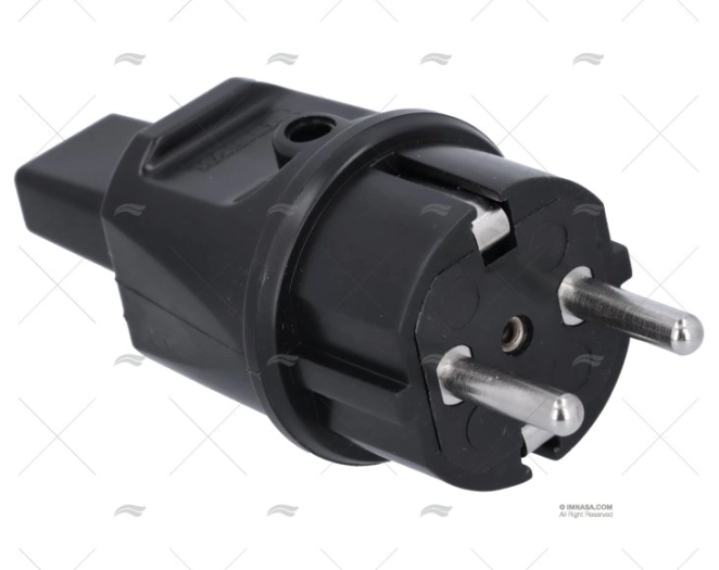 FICHA ELÉCTRICA MACHO PLANA VERBENA