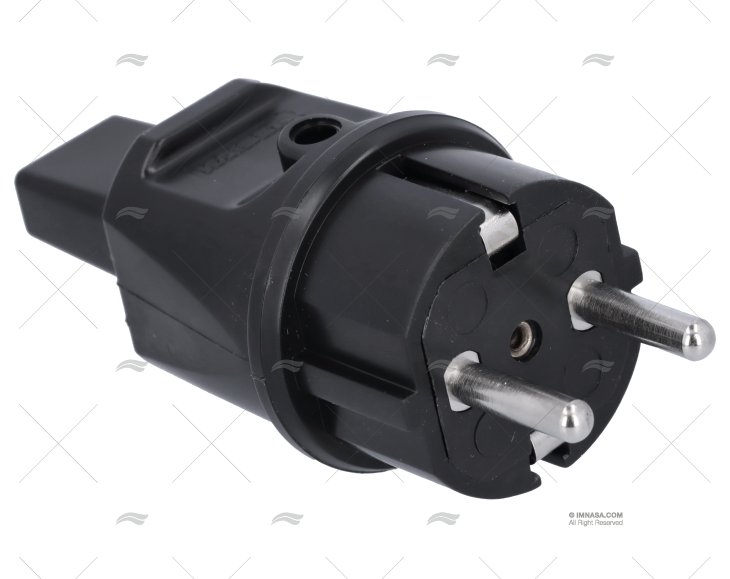 FICHA ELÉCTRICA MACHO PLANA VERBENA