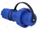 ELEC. SOCKET  MALE WATERTIGHT IP68 BLUE