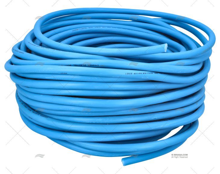 CABLE ELEC 3x 6mm DIA.14 50m AZUL