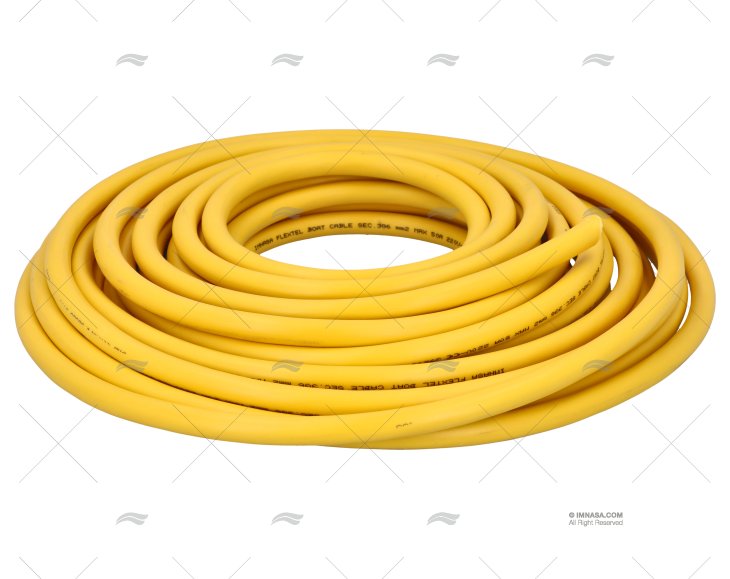 CABLE ELEC 3x 6mm DIA.14 50m YELLOW