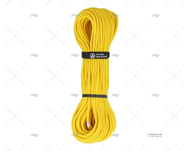 SKI ROPE DUO YELLOW 8,6mm 60m LIROS
