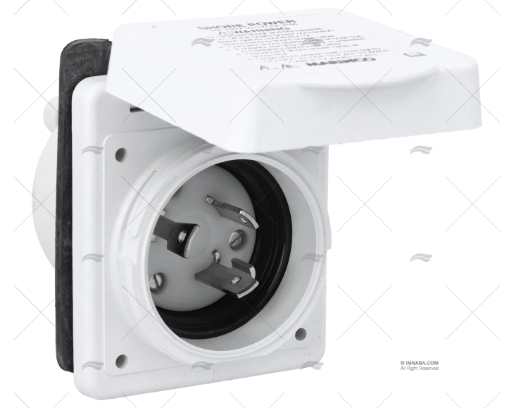 BASE ELEC POPA MARINCO 16A PVC  2P INT