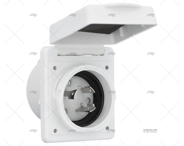 BASE ELETTRICA POPPA MARINCO 16A PVC  2P INT S