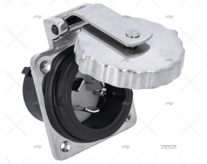 BASE ELÉCTRICA POPA MARINCO 32A INOX 2P