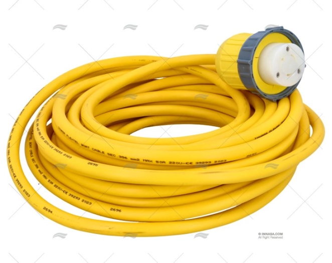 TERMINALE HUBBELL 16A C/CAVO 15m