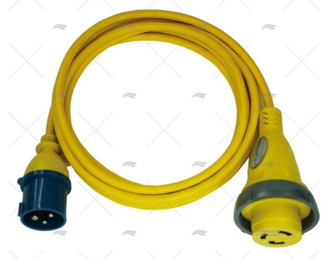 CABLE AMARILLO 16A MACHO/HEMBRA