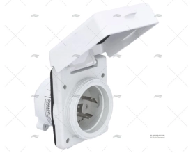 BASE ELETTRICA POPPA  16A 2P+T HUBBELL PVC  230