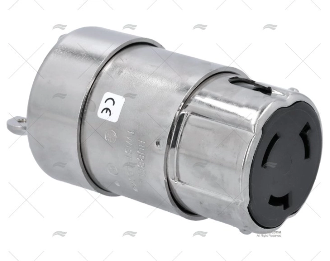 FEMALE CONNECTOR HUBBELL 50A 3P 4H 125 HUBBELL