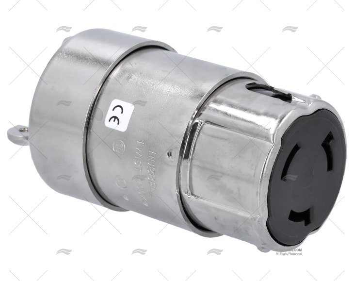 FEMALE CONNECTOR HUBBELL 50A 3P 4H 125