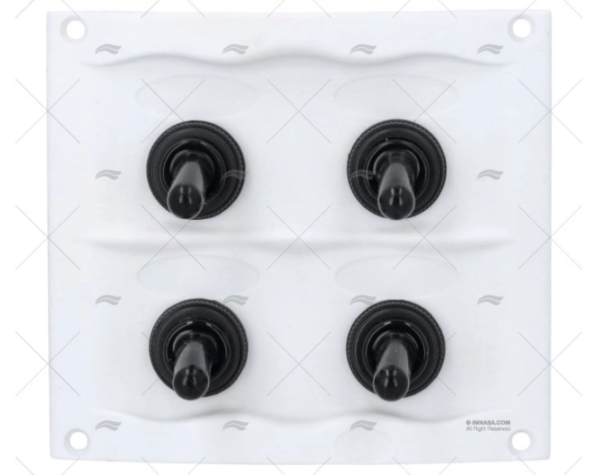 PANNELLO 4 POS 12V 20A BIANCO 95x107m BEP
