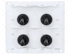 PAINEL 4 POS 12V 20A BRANCO 95x107m BEP