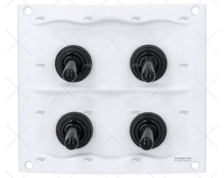 PAINEL 4 POS 12V 20A BRANCO 95x107m BEP