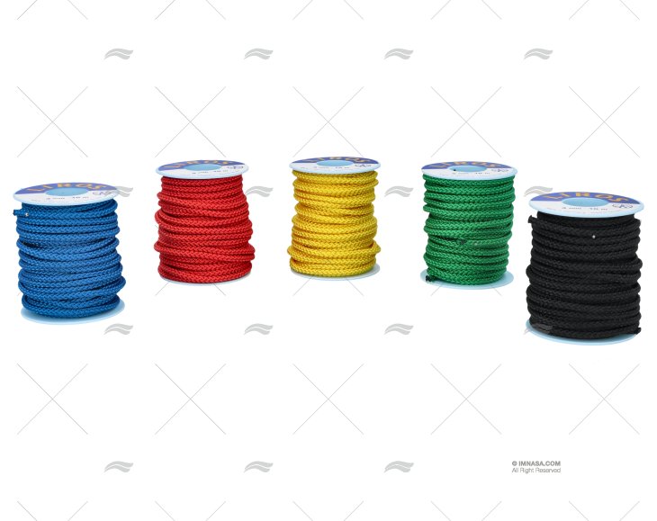 CAIXA BOBINAS POLIÉSTER 5x10m  4mm COR. LIROS