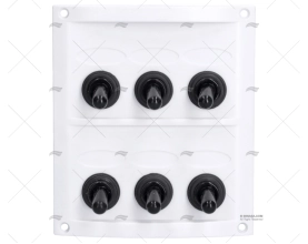 PAINEL ELÉCTRICO 6 BOTÕES 4-1/4" BRANCO