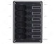 SWITCH PANEL 6 ELEMENTS 5-1/4 BLACK