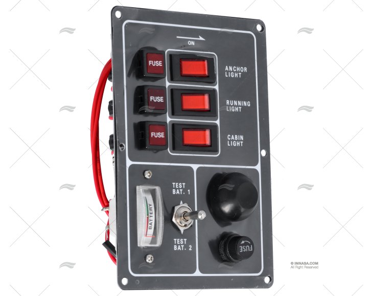 PAINEL DE CONTROLO NIV.BATERIA, INT.BUZI