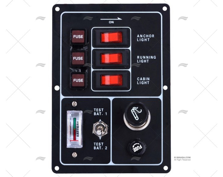 PANEL CONTROL NIV.BAT, MECHEROS E INTER.