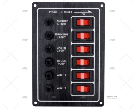 PANEL CONTROL INTERRUPTOR ILUMINADO