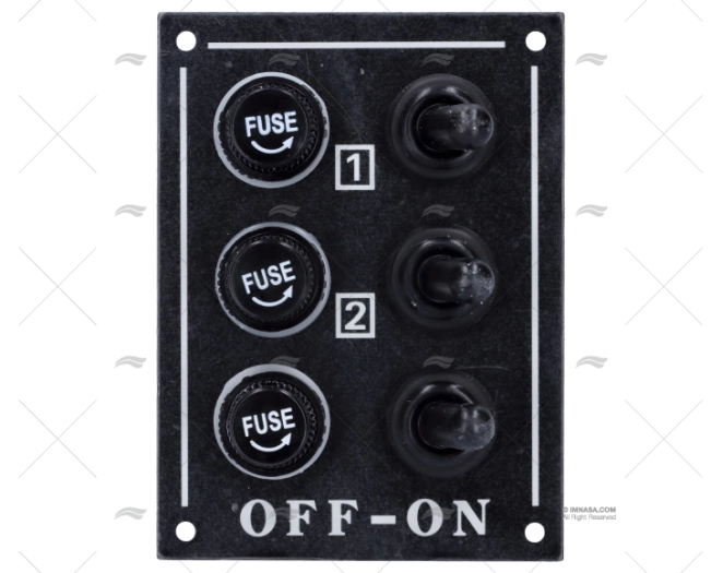 PANEL INTERRUPTOR 3 FUSIBLES