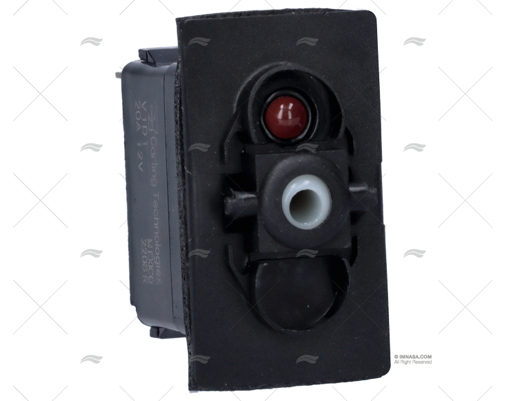 INTERRUPTOR LIGA/DESLIGA 12V VERMELHO UNIPOLAR CC CARLINGSWITCH