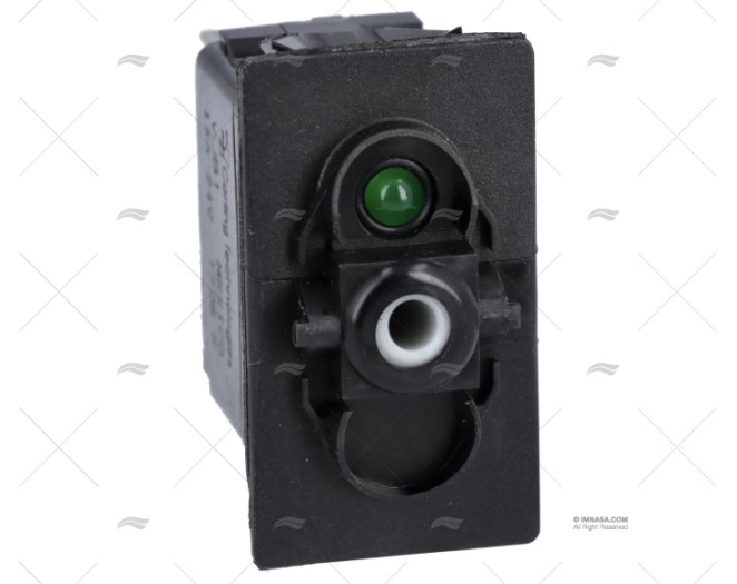 Interr. ON/OFF/ON 24V VERDE BIPOLARE CC CARLINGSWITCH