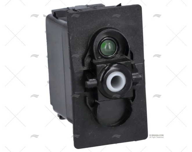 INTERRUPTOR ON/OFF/ON 12V VERDE BIPOLAR CC CARLINGSWITCH