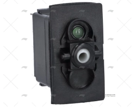 PULSADOR LIGA/DESLIGA 12V VERDE UNIPOLAR CC CARLINGSWITCH