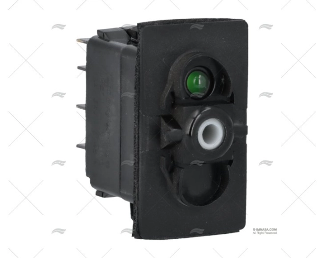 INTERRUPTOR ON/OFF/ON 24V VERDE BIPOLAR CC CARLINGSWITCH