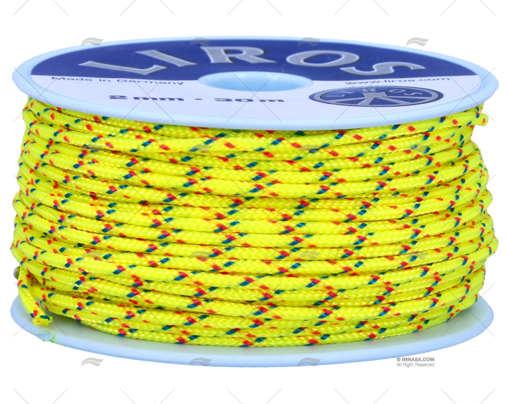 BOBINA MAGIC SPEED AMARELA 2mm 30m LIROS