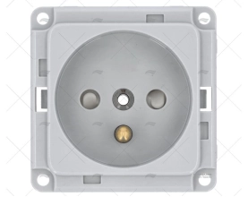 PRESA SENZA COPERCHIO 3 CONNESSIONI GRIGIO