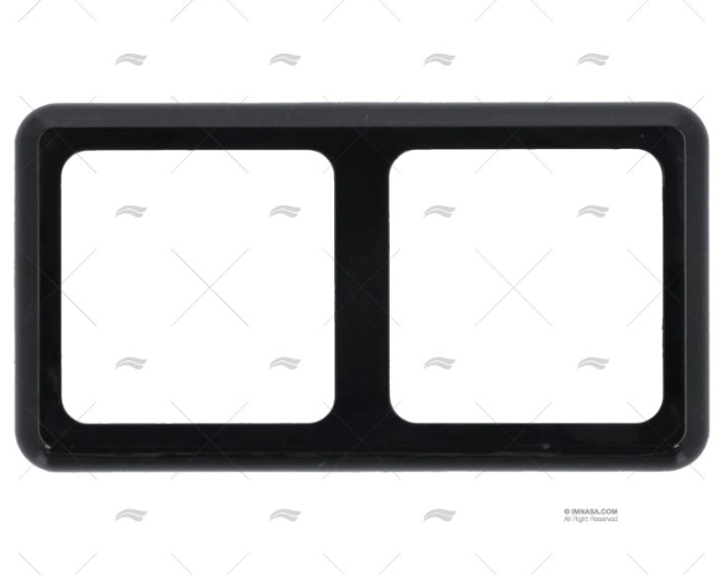 CORNICE 2 ELEMENTI NERA