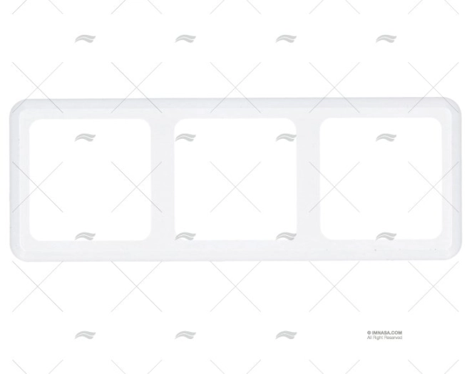 CADRE 3 ELEMENTS BLANC CADRE 3 ELEMENTS BLANC