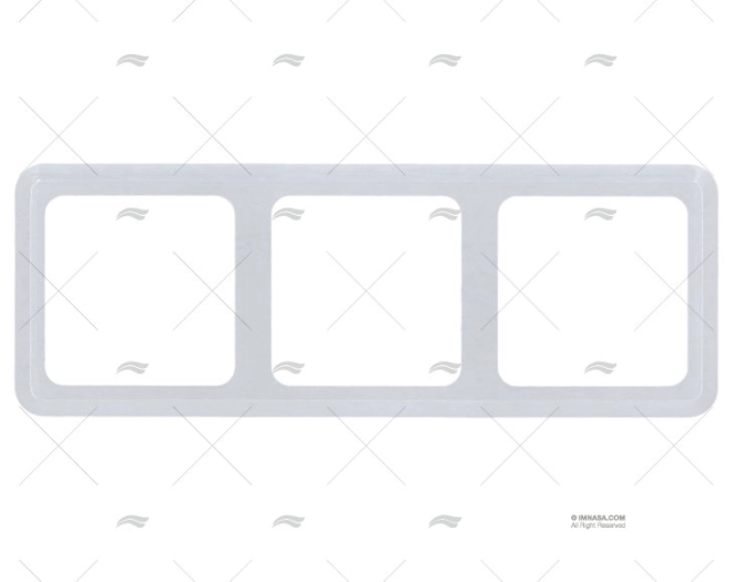 CORNICE 3 MODULI GRIGIO