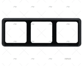 CORNICE 3 ELEMENTI NERO
