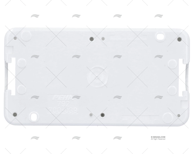 BASE 37mm BRANCO 2 ELEMENTOS