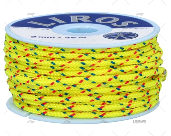 BOBINA MAGIC SPEED GIALLA 3mm 15m LIROS