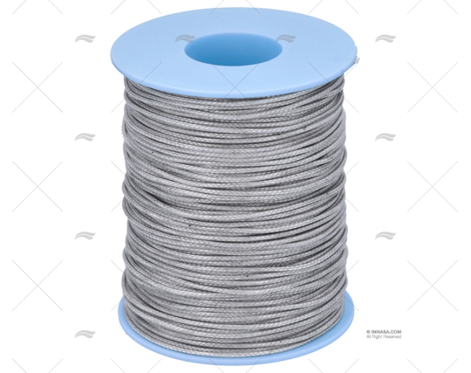 CORDAGE LIROS D-PRO  1MM GRIS/ROULEAU 10