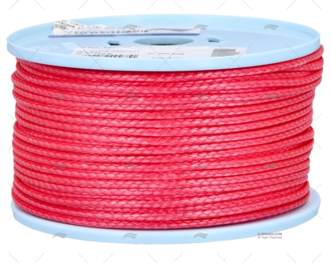 CORDAGE LIROS D-PRO 03mm ROUGE 100m