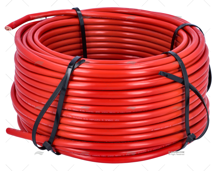CAVO H05V/H07V 50    ROSSO         50m