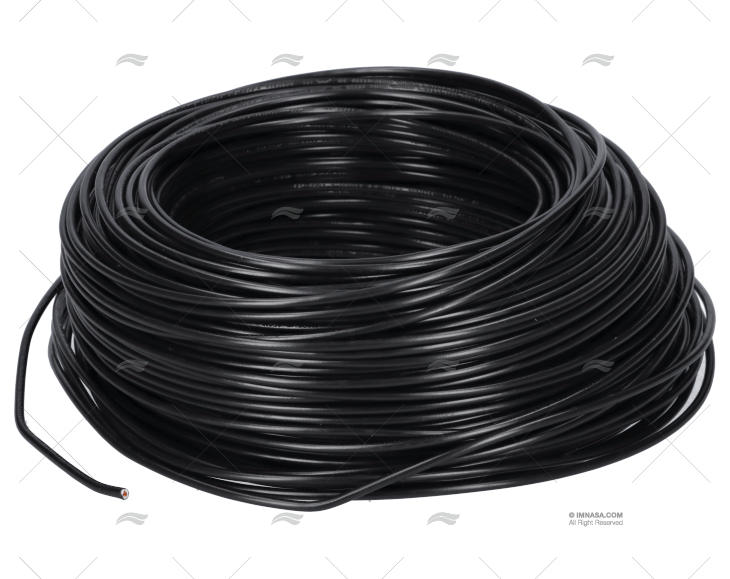 CABLE H05V/H07V 1,5 BLACK 100m