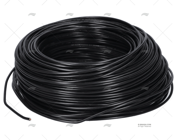 CABLE H05V/H07V  1,5  NEGRO       100m