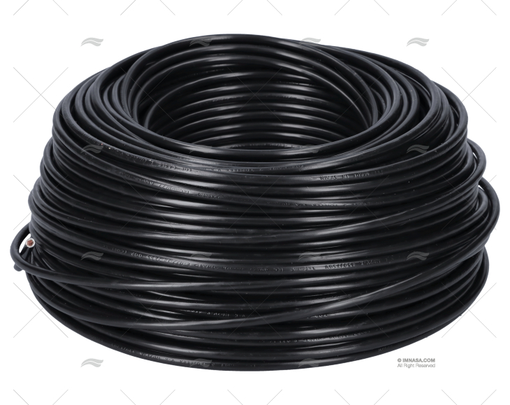 CABLE H05V/H07V 6   BLACK 100m