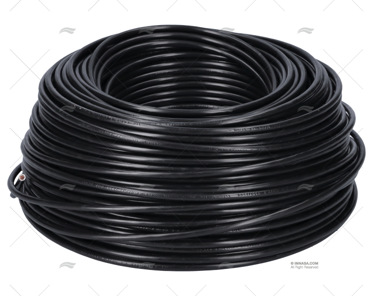 CABLE H05V/H07V  6    NEGRO       100m
