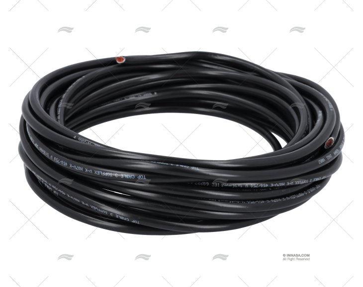 CABLE H05V/H07V 16  NOIR/ 12Mts 16mm2