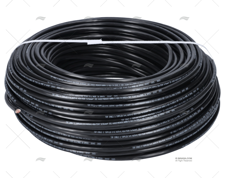 CABLE H05V/H07V 16    NEGRO 16mm2 100m