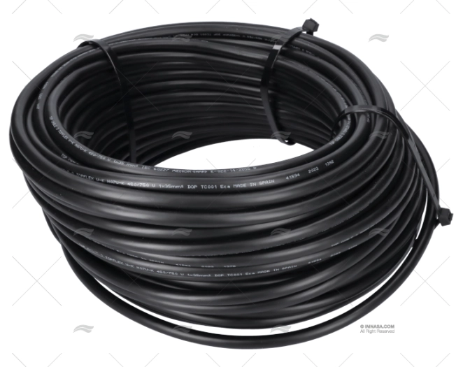CAVO H05V/H07V 95    NERO        50m