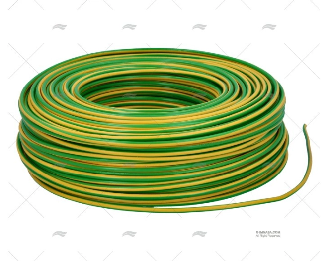CABO H05V/H07V  4    AMARELO-VERDE 100m